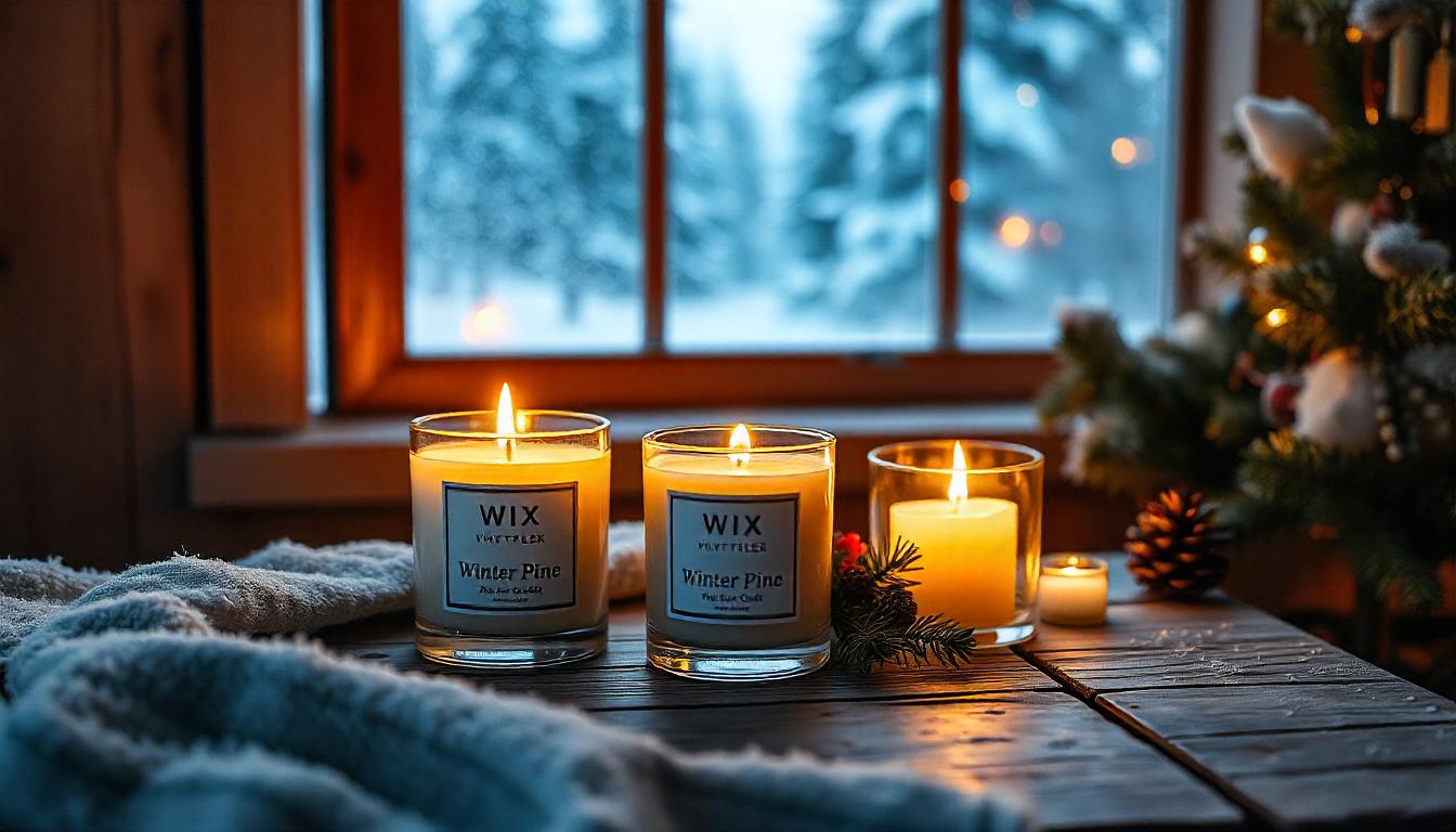 Wix Winter Pine Candle